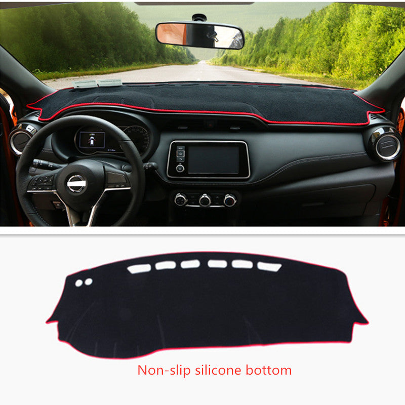1P Inner Dashboard Dash Mat Non-slip DashMat Sun Shade for Nissan Kicks 2017-23