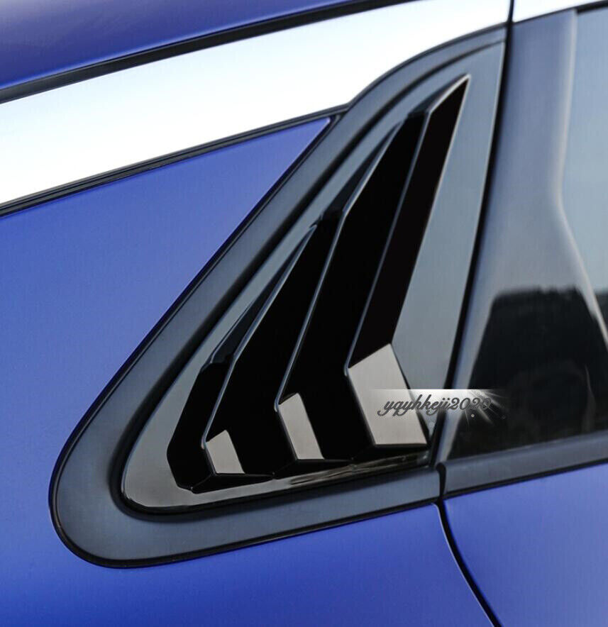 Gloss Black Side Window Louver Shutter Cover Trim Fit for KIA K5 Sedan 2021 2022