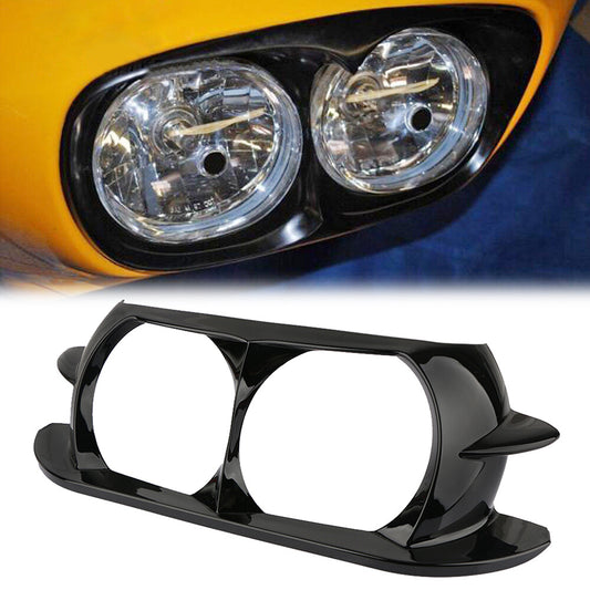Headlight bezel cover and fairing for Road Glide for Harley 15-19 Gloss Black