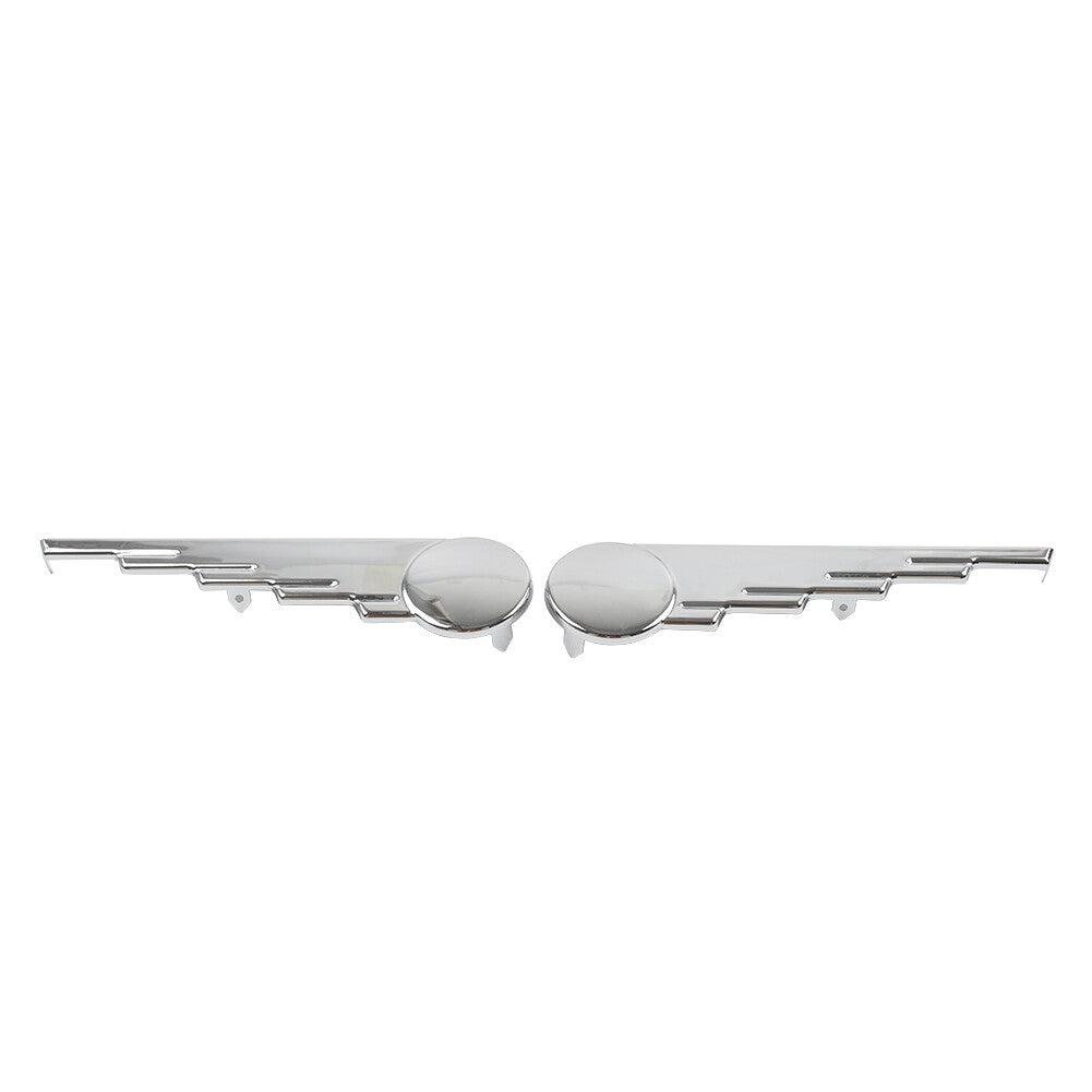 Chrome Saddlebag Trim Speed Ball Wing for Harley Touring Road King Street Glide
