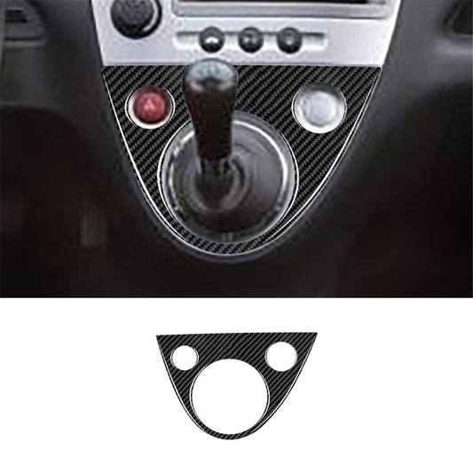 Carbon Fiber Interior Gear Shift Panel Cover Trim for Honda for Civic Si 2002-2005