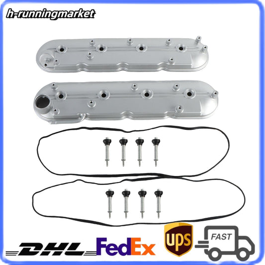 LH  RH Valve Cover Set with Gasket for 2009-2013 for Chevrolet Silverado 1500 5.3L