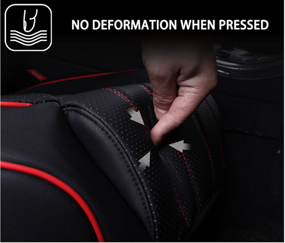 Car Front for Seat Cover Accessory Breathable Leather Pad Cushion Surround Protector