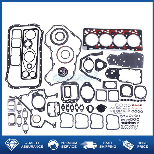 Engine Rebuild Full Gasket Kit for 3.9L 4B 4BT for DAF Truck Excavator