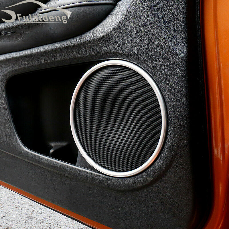 for Honda Vezel HR-V 2016-2022 Chromed Car Door Speaker Sound Ring Cover trim 4P