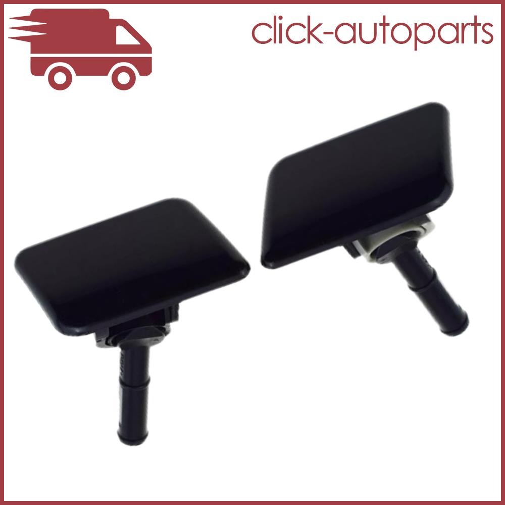 2Pcs Headlight Washer Nozzle Cap Left Right Unpainted for I40 2011-2015