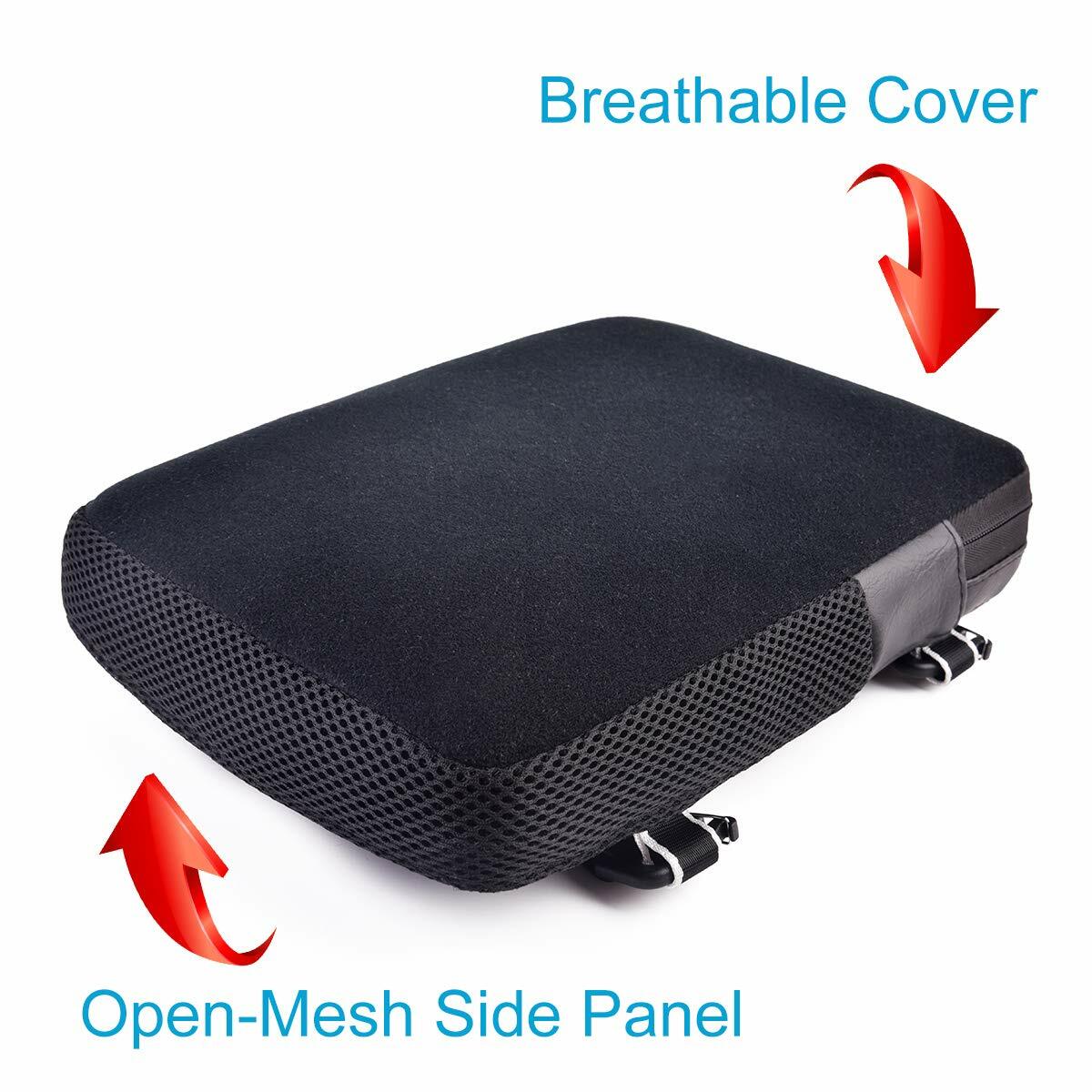 US For Cruiser R Small Motorcycle Comfort Air for Seat Cushion Pad 11.5x9 Black