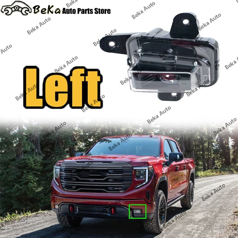 1 LED left front bumper fog light for GMC for Sierra 1500 2022 2023 2024