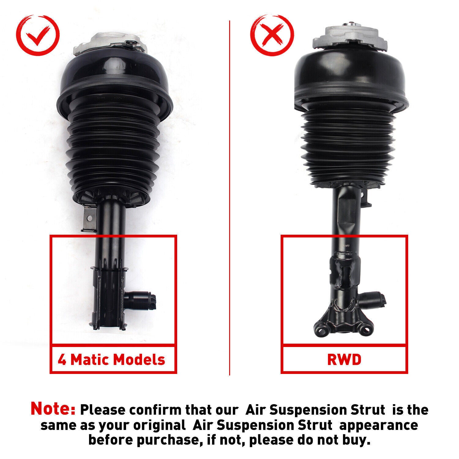 4-piece front and rear shock absorber strut assembly suitable for BMW F10 528i 535i 550i xDrive AWD/4WD