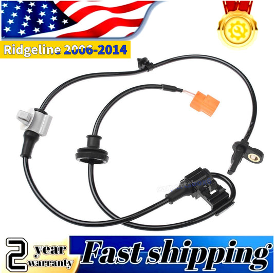 One-piece front left ABS wheel speed sensor for Honda Ridgeline 2006-2014 Crew Cab