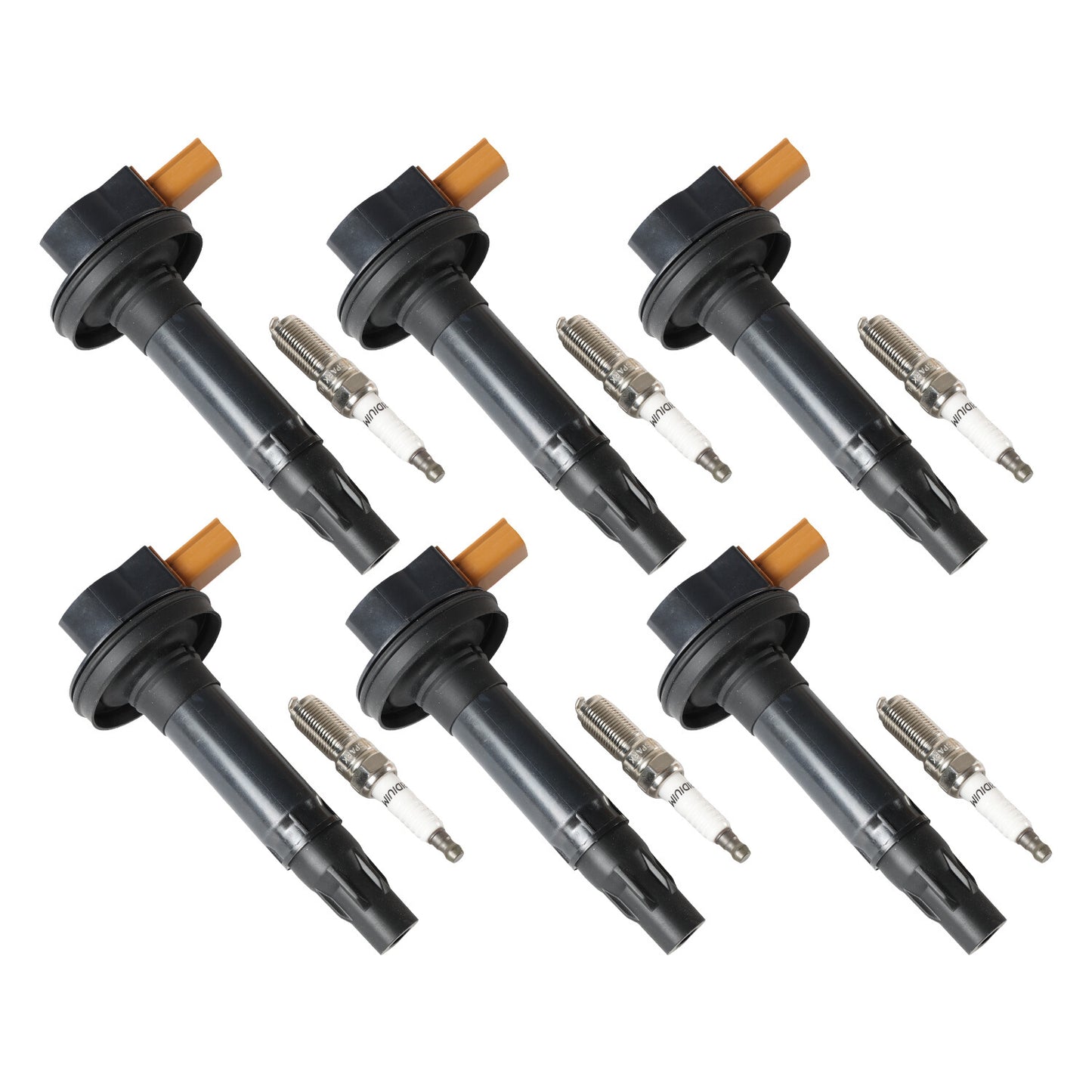 6 Ignition Coil  Spark Plug Pack for Ford Police F-150 Transit Ecoboost 3.5L V6