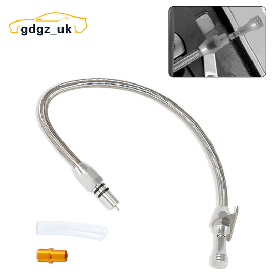Stainless Flexible Dipstick for GM for Chevy TH400 TH350 Turbo Transmission SBC BBC
