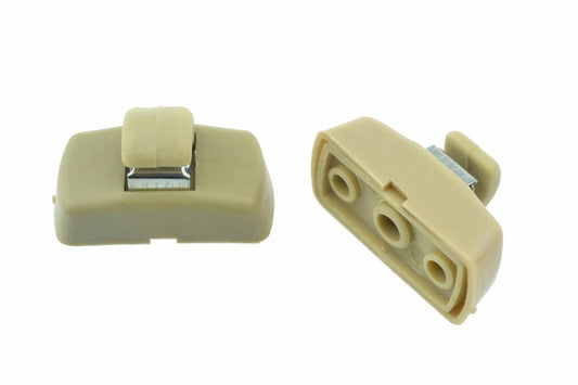2 Pcs for VW for Jetta Beetle Eos for Golf for Passat Beige Sun Visor Clips 3B0857561B