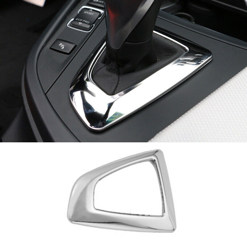 for BMW 3 4 Series GT 2013-2019 Small Panel Trim Silver Steel Console Gear Shift