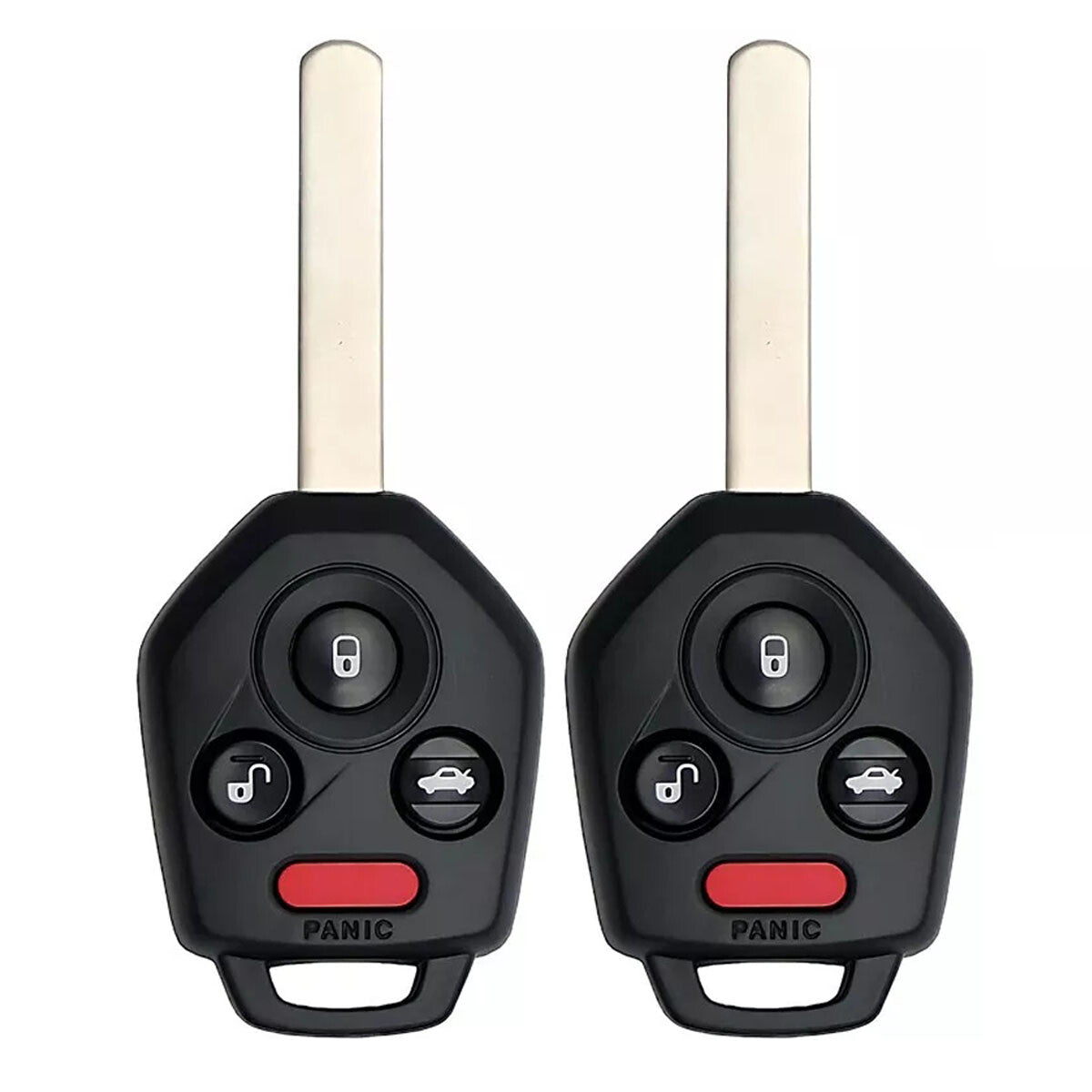 2 Replacement Keyless Entry Keychain Remotes for Select for Subaru Vehicles