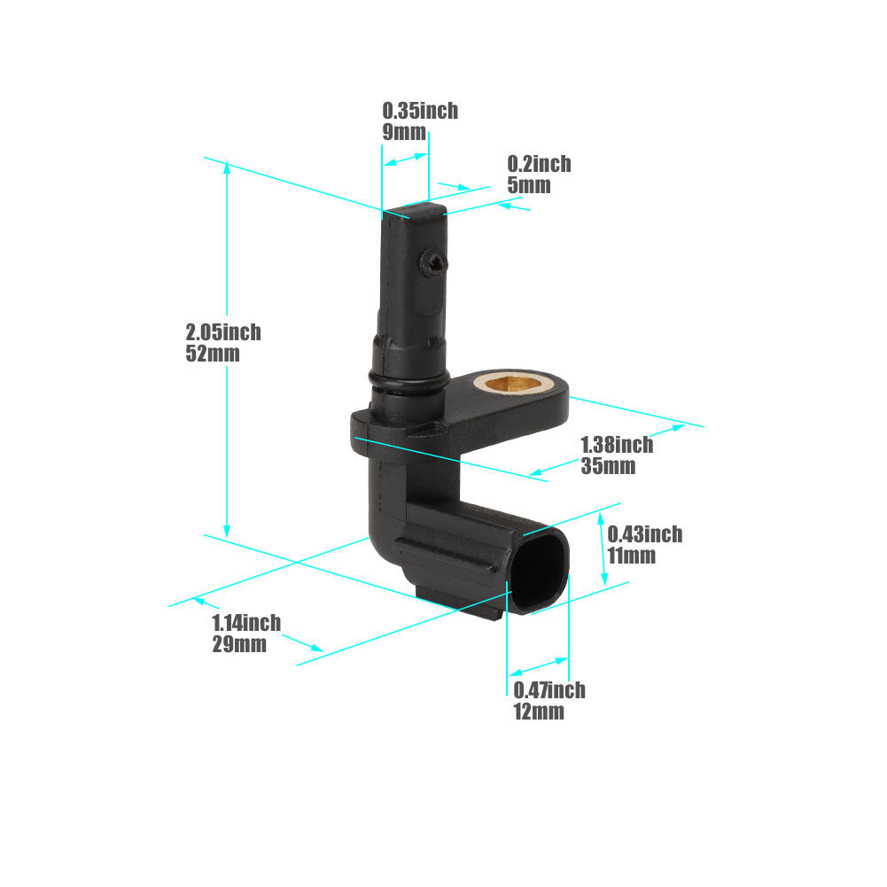 (4) Front and rear wheel speed ABS sensors are suitable for Toyota Tundra 08-17 and Sequoia 07-17.