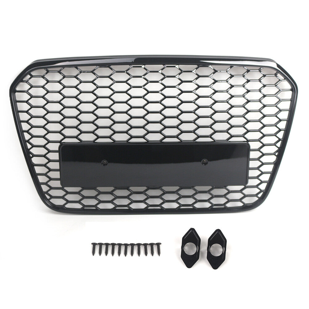 Front Bumper Radiator Grille Mesh Grill for Audi A6 S6 C7 US EU2012-2015