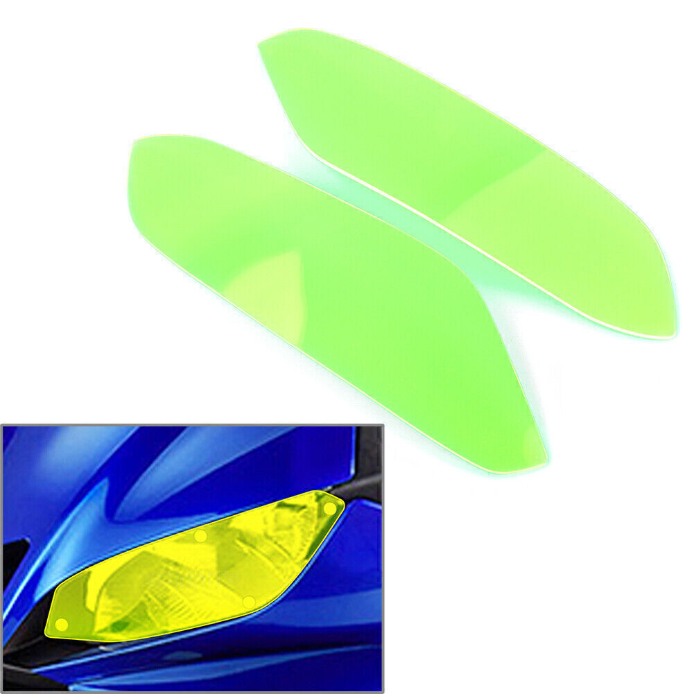 Fit for YAMAHA YZF R3 R25 18-21 Front Headlight Guard Shield Screen Lens Cover Green