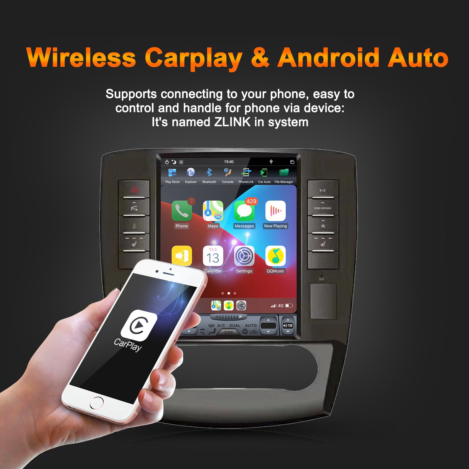 Car AutoRadio for Mercedes for Benz R Class W251 R280 R300 R320 R350 R450 R63 Screen