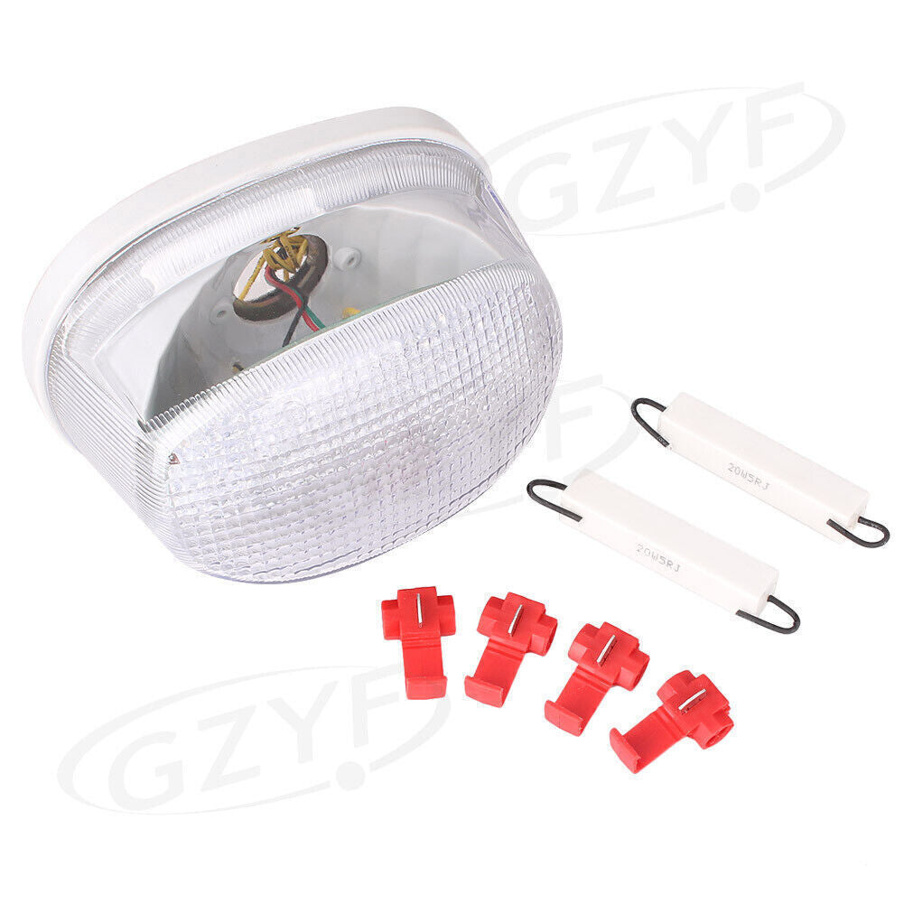 Clear LED Tail Light Brake Turn Signals for Suzuki Boulevard M50 2005- 2008