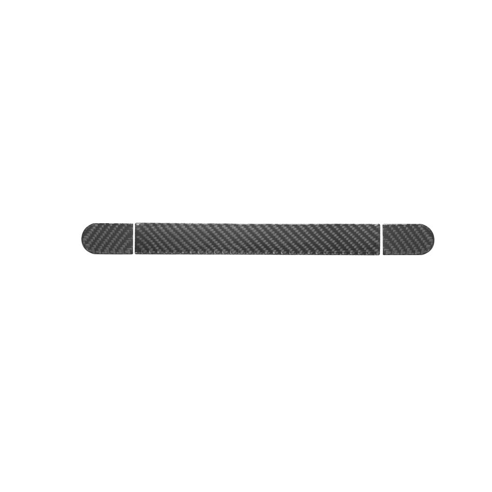 3PCS Carbon Fiber Passenger Dash Handle Trimming for Jeep for Wrangler 2007-10