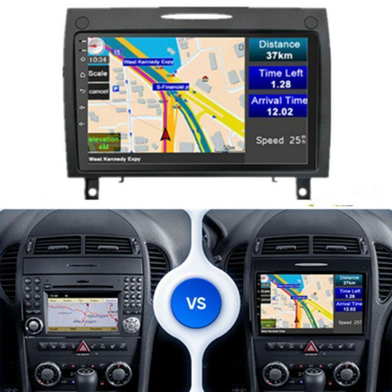 GPS Radio Navigation Fit For 04-10 for Mercedes-Benz SLK R171 9 Android 10.1 Stereo