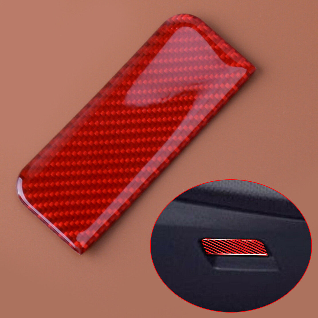 Copilot Storage Box Handle Cover Fit for Mitsubishi Lancer 2008 to 2015