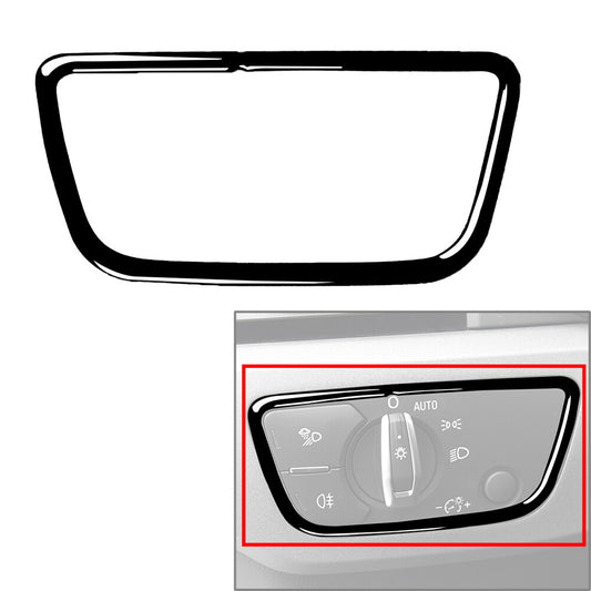 Headlight Switch Button Panel Cover Trim for Audi A4 B9 A5 S4 RS4 Q7 Q5 SQ5