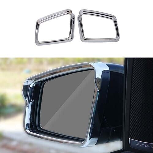 Frame Trim Fit for Benz GLS GLE 2016-2019 Exterior Rear View Mirror Chrome ABS