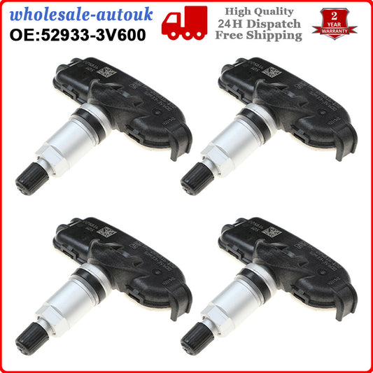 4PCS TPMS Tyre Pressure Sensor for Hyundai Grandeur I40 for Kia Rio UB 52933-3V600
