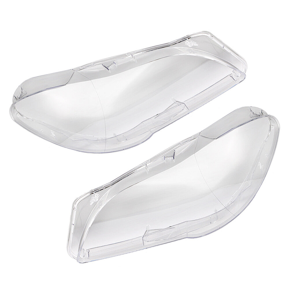 A pair of headlight lens covers for 2010-2014 for BMW F10, F11, F18, 520, 525, 535, 530