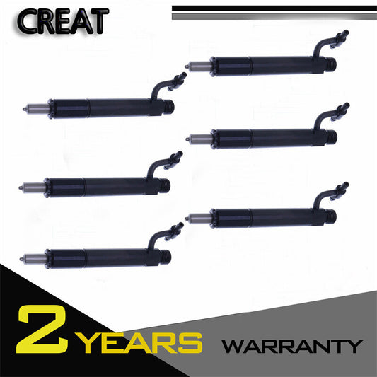 6X Fuel Injectors 675967C91 for Case-IH Tractor 966 1066 1086 1466 1486 1586