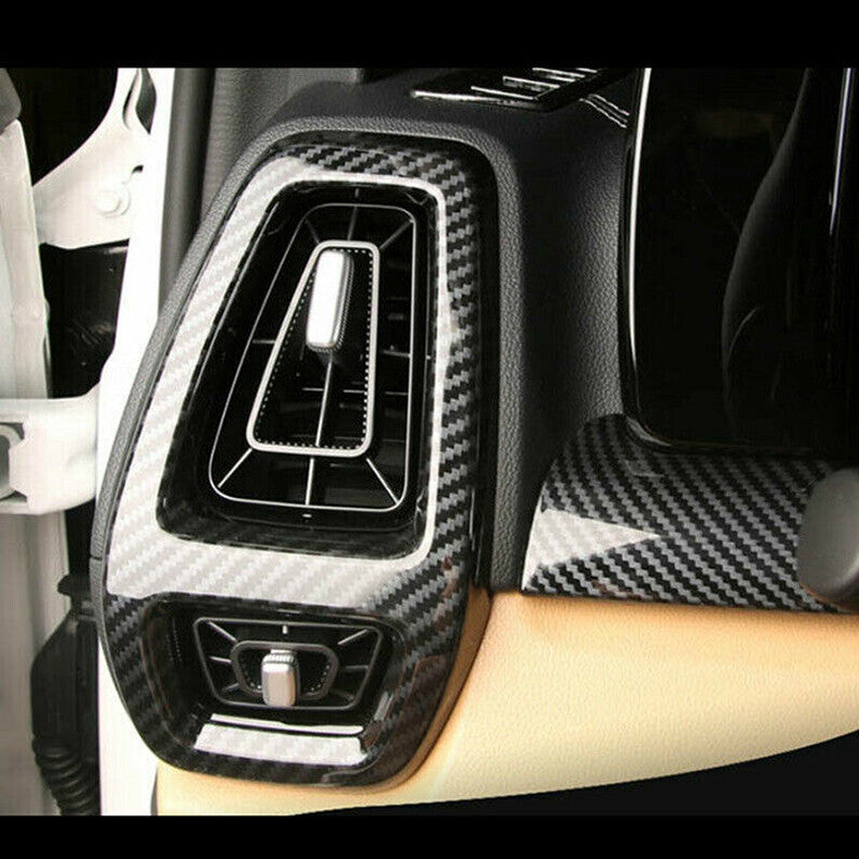 for Kia Sorento 2021-23 Carbon Fiber Console Dashboard Side Air Vent Cover Trim
