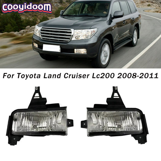 2X Fog Light Signal Lamp Foglamp With Bulb for Toyota for Land Cruiser Lc200 08-11