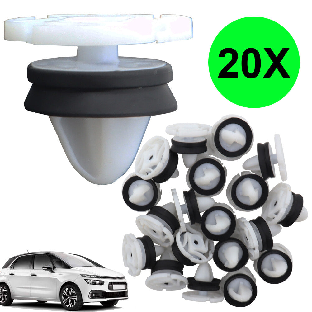 Mounting clips for Citroen for Peugeot screws interior trim attic X 20