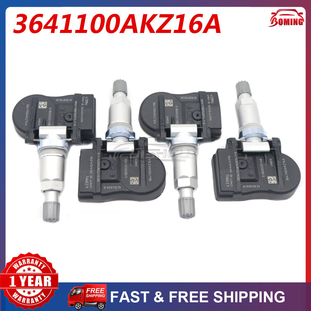 4PCS 3641100AKZ16A Tire Pressure Monitoring Sensor for Great Wall Wingle5 TPMS