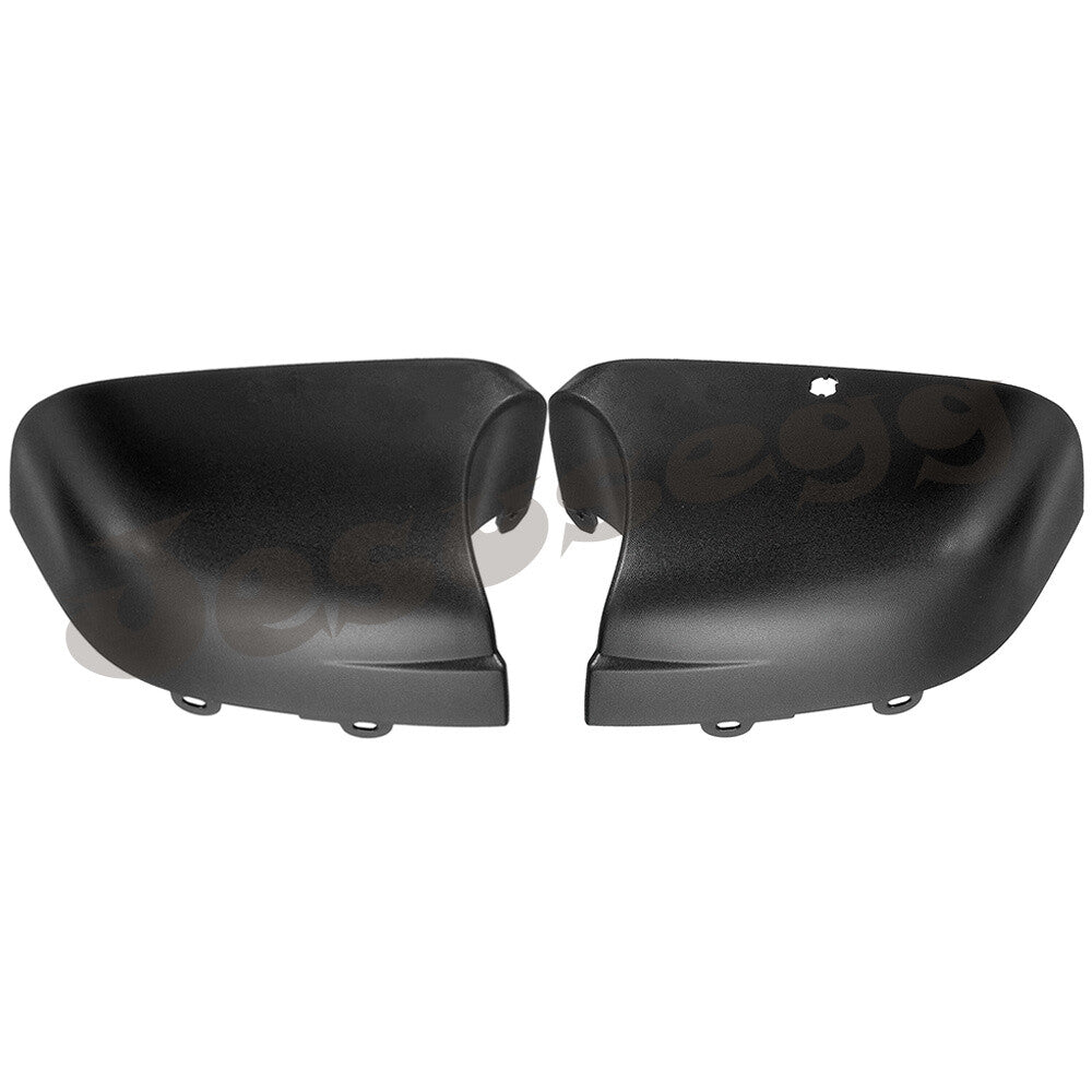 Pair Lower Wing Mirror Cover Casing Bottom For Vivaro Trafic Talento Van Black