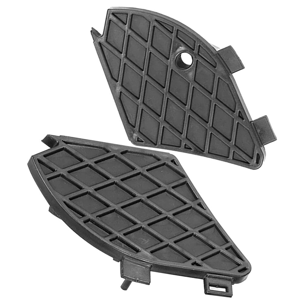 Front Bumper Cover Grille Left Right for W210 E320 E430 E55 AMG Black