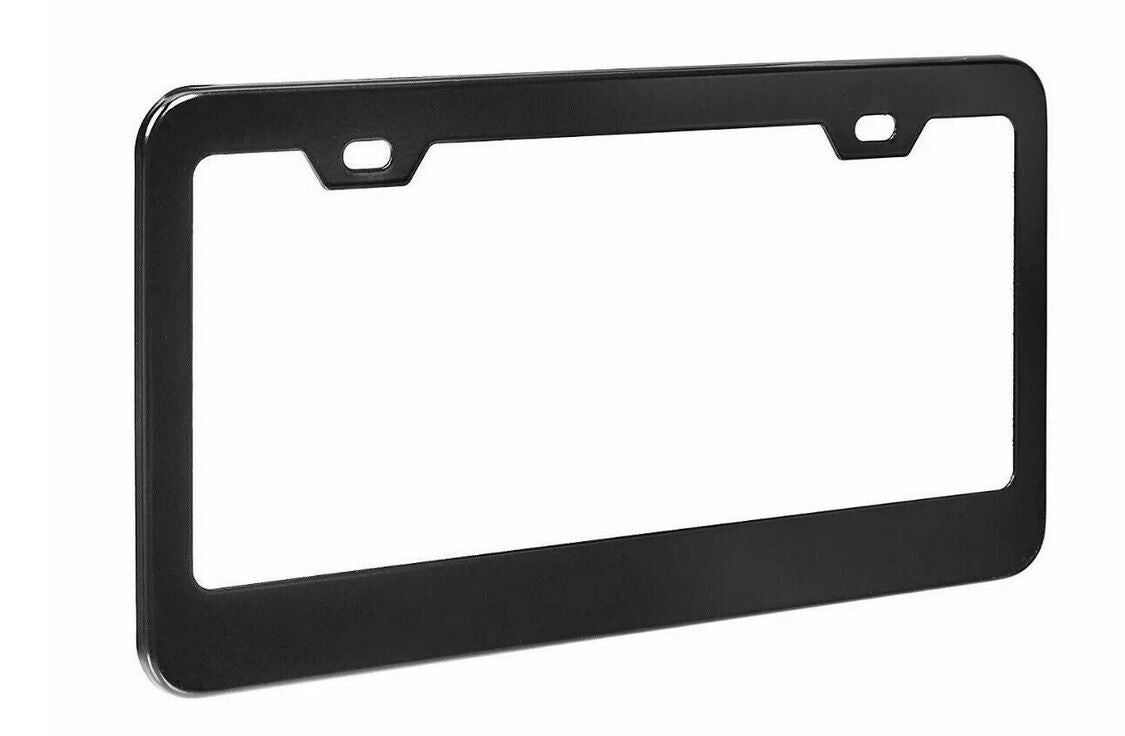 Car license plate cover, frame cover, trunk black standard metal, suitable for Toyota 2x