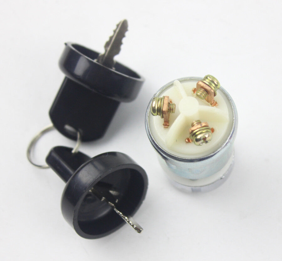 Waterproof ignition switch for 50cc, 150cc, and 250cc dune off-road vehicles and go-karts (3-pin).