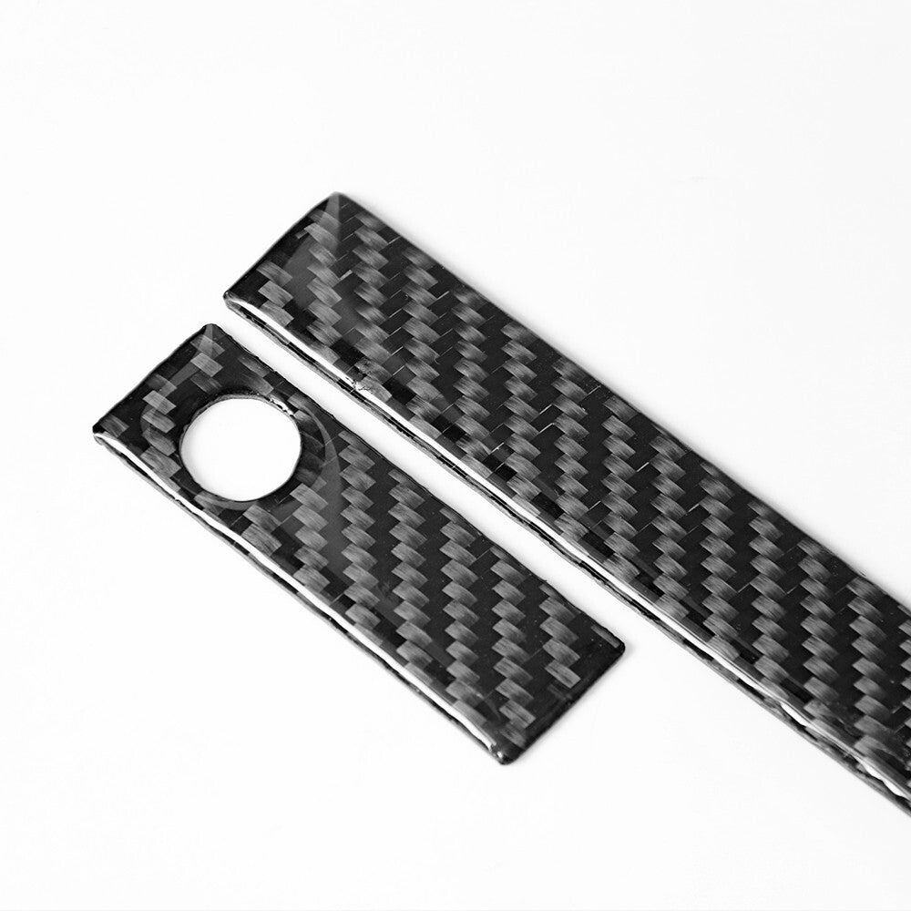 2 x carbon fiber glove compartment trim for Porsche for Cayenne 2003-2010