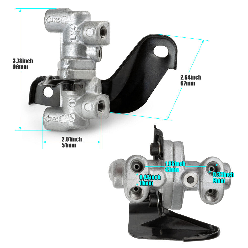 Brake proportioning valve suitable for 1992 for Honda Accord DX LX EX 46210-SM4-A05