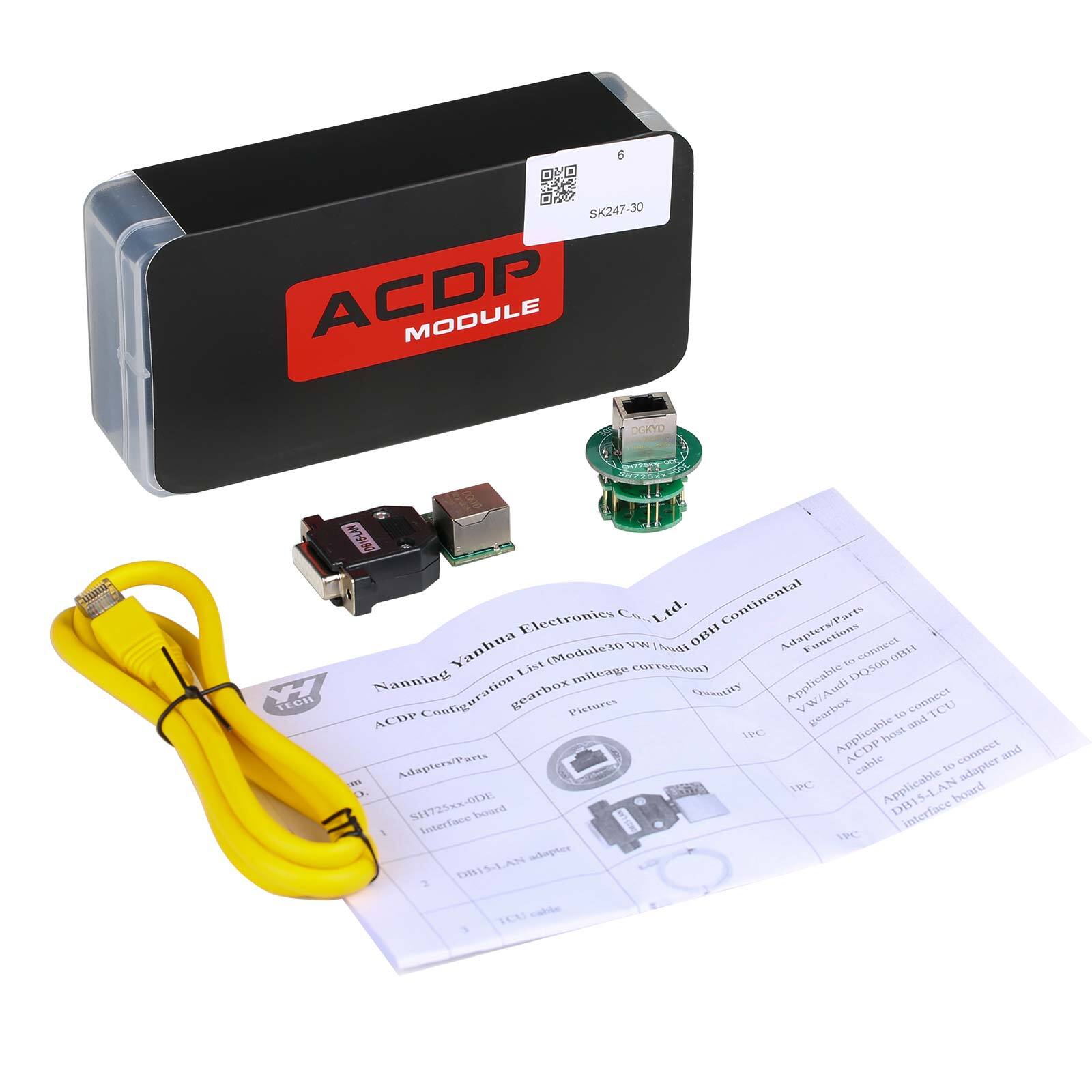 Yanhua ACDP Module 30 For V.W/ for Audi 0BH Gearbox M-ileage Correction