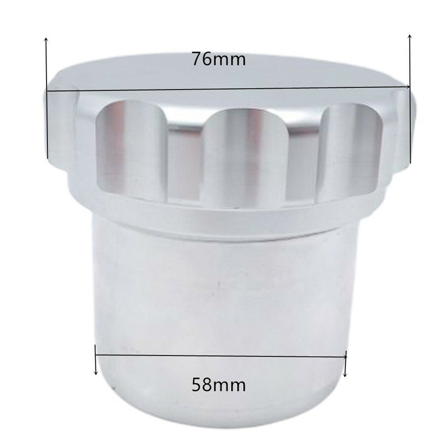 Aluminum Alloy 2 ID Weld On Cap Neck Fuel Filler Tank Water Sump Splash Bowl