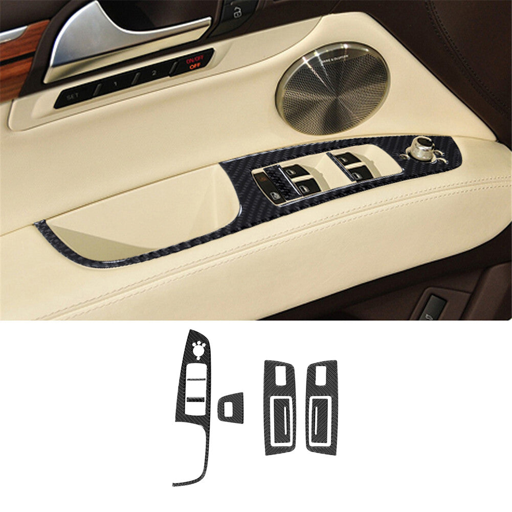 Carbon Fiber Door Window Control Panel for Audi Q7 2007-2015