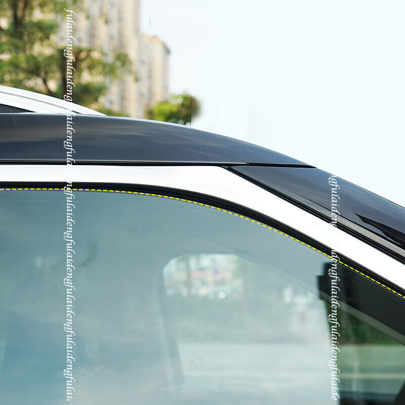 for Ford Explorer 20-22 Chrome Steel Full Window Strip frame Sill Cover Trim 10P