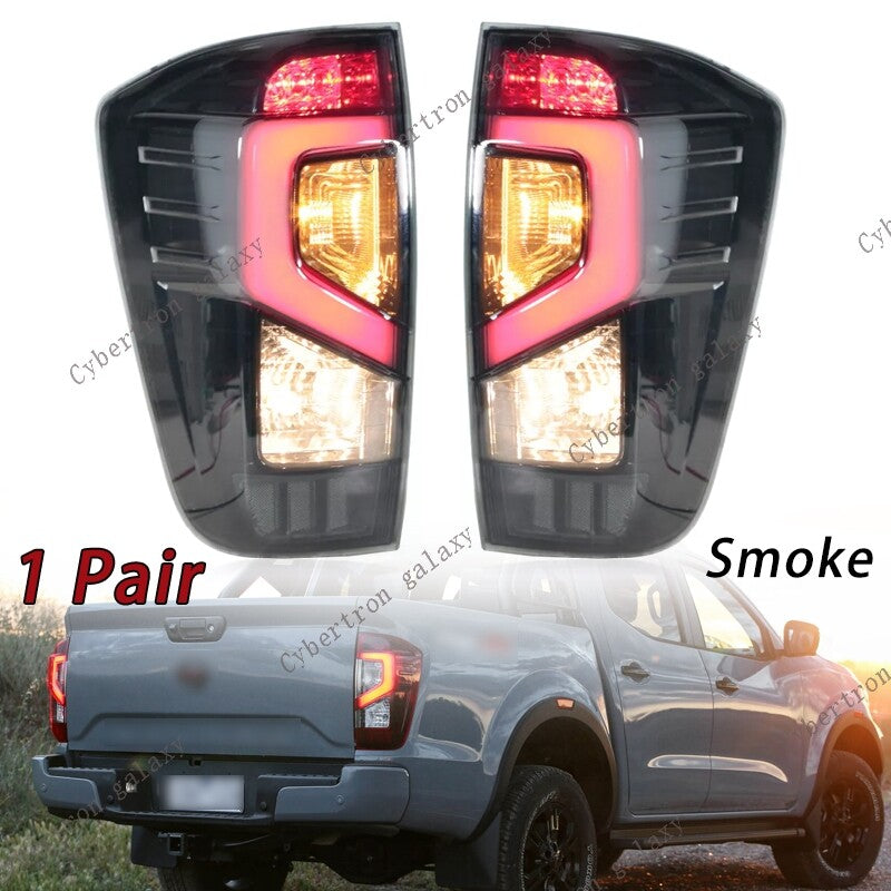 for Nissan Frontier Navara NP300 D23 2015-2023 Pair Smoke Rear Tail Lights