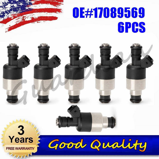 6PCS Fuel Injector for BUICK REGAL SKYLARK for CHEVROLET BERETTA CAMARO for OLDSMOBILE