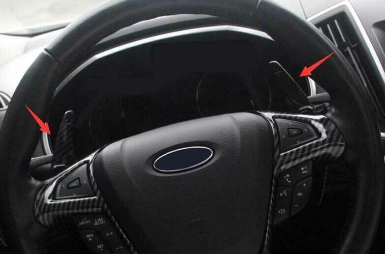 Fit for Ford Edge 2015-2021 Carbon Fiber Steering Wheel Shift Paddle Extension