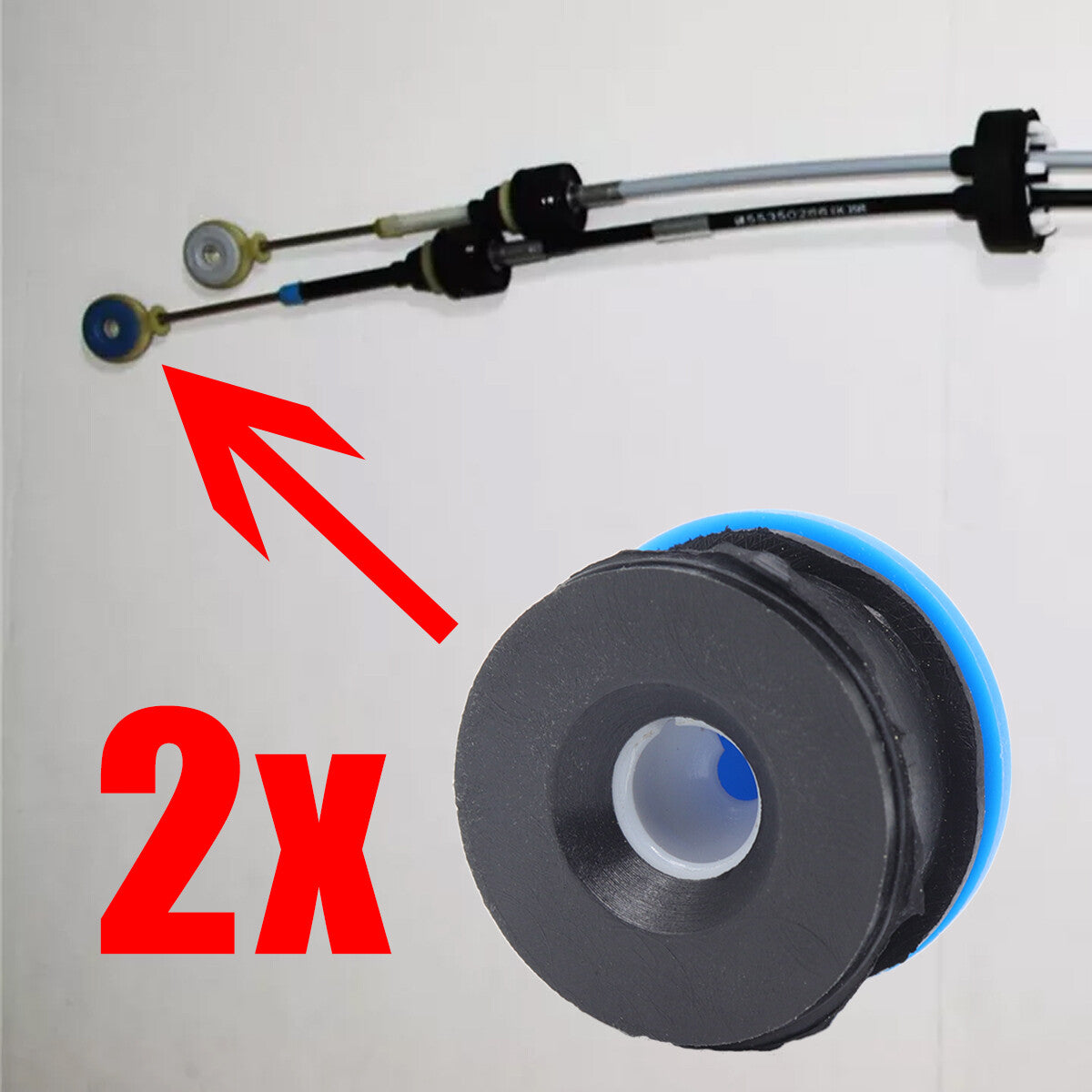 Manual Gear Selector Cable Linake End Bushing for Vauxhall Zafira C F40 6 Speed